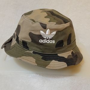 Adidas Forest Camouflage Bucket Hat Size Medium